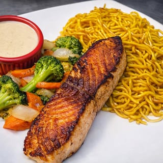 Hibachi Salmon